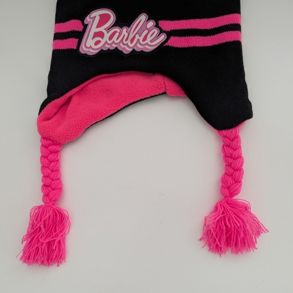 NWT Mattel Barbie Kids Winter Hat/Chook/Tuque With Fleece Lining - Picture 7 of 14
